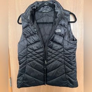 The North Face Black zip-up Vest. Size M.